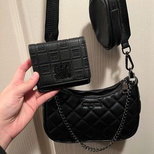 BRAND NEW Steve Madden quilted crossbody bag WITH matching wallet